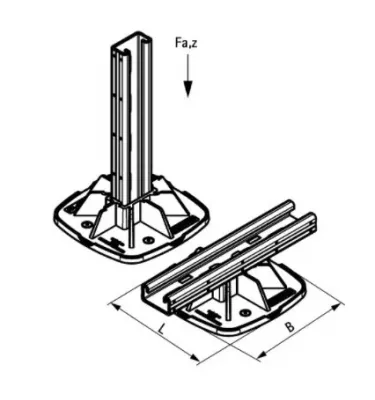 Walraven - Yeti 130 BIS roof support system