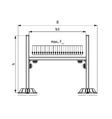 Walraven - frames for mounting the Yeti 130 BIS cable routes