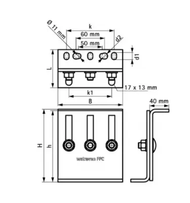 Walraven Fixed Point Console Medium BUP1000 BIS