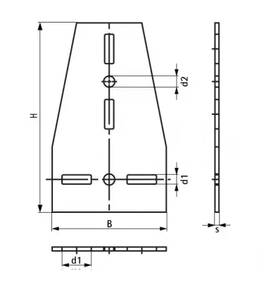 Walraven - T connector for Maxx closed profiles