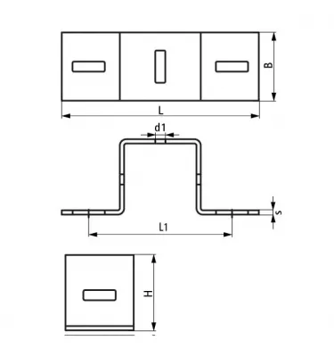 Walraven - cross connector for Maxx closed profiles