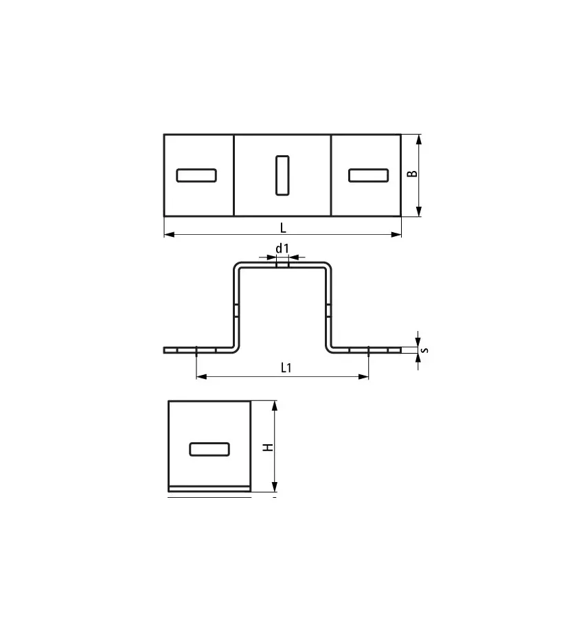 Walraven - cross connector for Maxx closed profiles