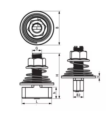 Walraven - Maxx hollow hammer head screw