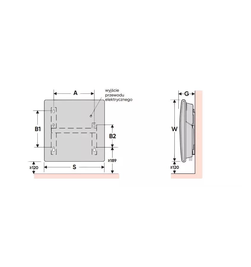 Elektra - grzejnik konwekcyjny Atlantic F120 Wall