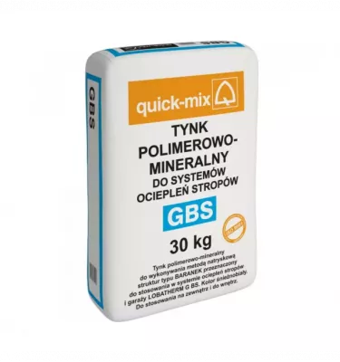Quick-mix - polymer-minerální omítka - GBS plavená