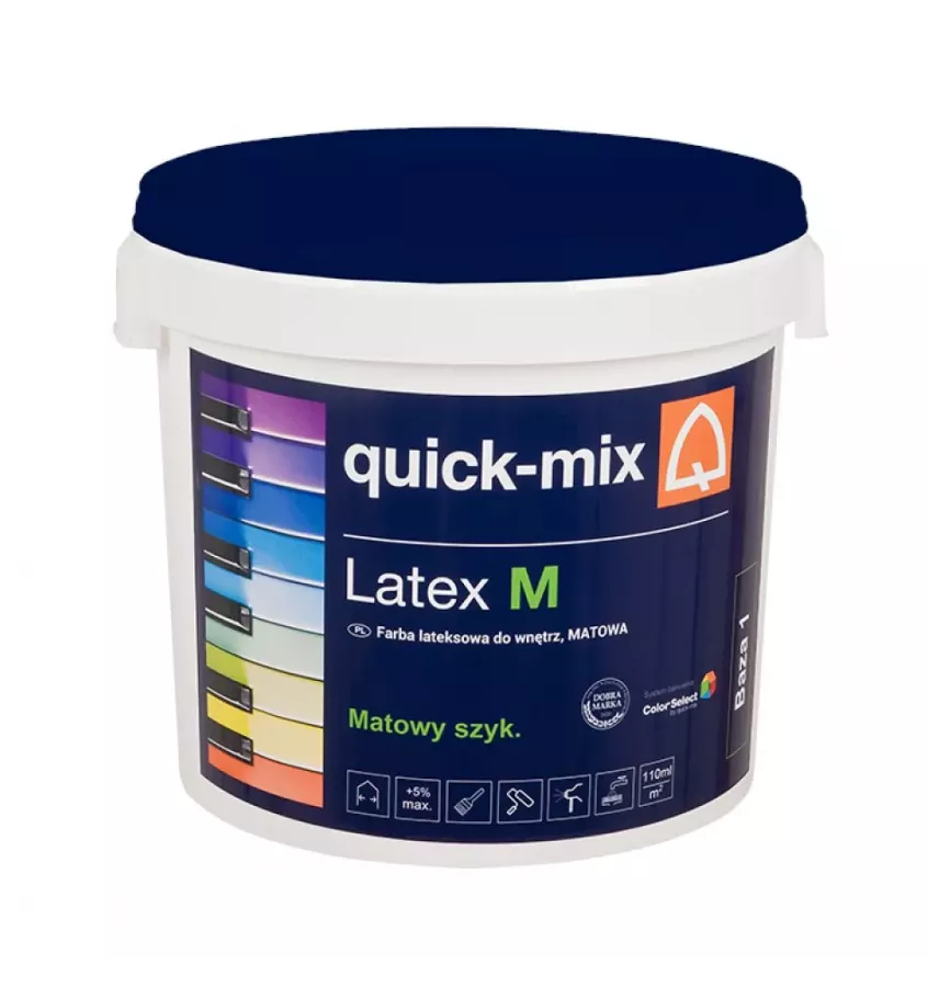 Quick-mix - latex paint for interiors, mat Latex M