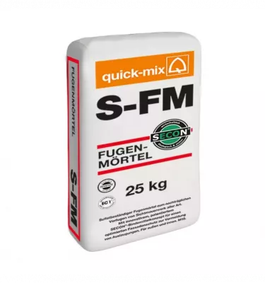 Quick-mix - S-FM cementless mortar for grouting clinker
