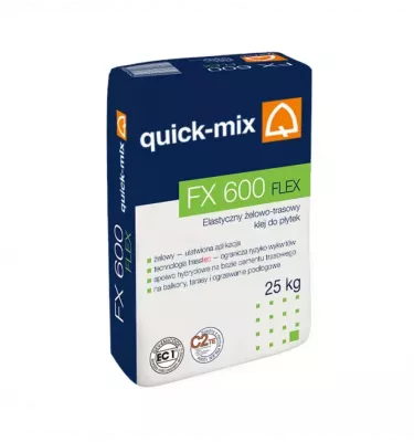 Quick-mix - FX 600 Flex tile adhesive