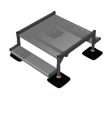 Walraven - Bridge without handrail, 2 steps each BL2S H50 W100