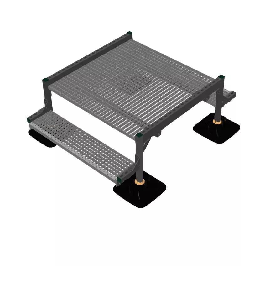 Walraven - Bridge without handrail, 2 steps each BL2S H50 W100