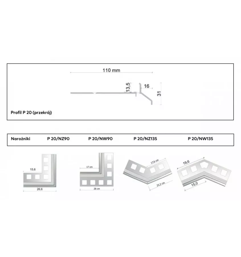 Quick-mix - P 20 balcony and terrace profile