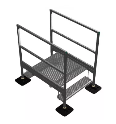 Walraven - mostek z poręczą i 1 stopniem BR1S H50 W100