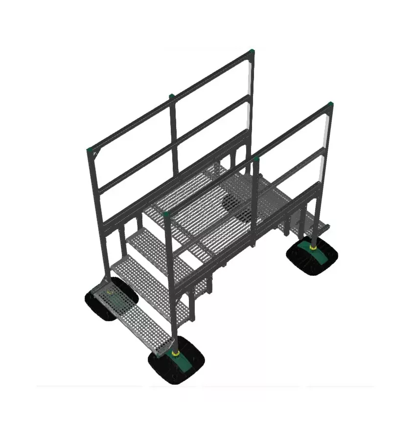 Walraven - Most s madlem a 3 schody BR3S H100 W100