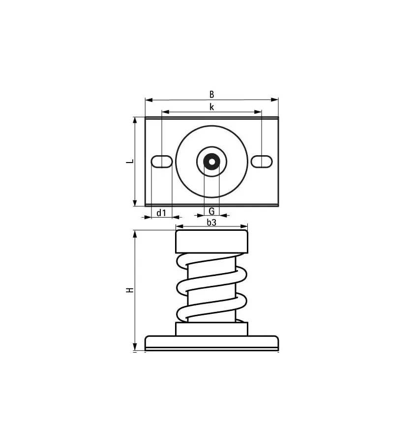 Walraven - amortyzator sprężynowy VibraTek MS-1X