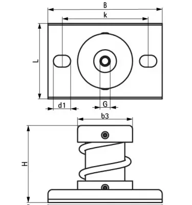 Walraven - amortyzator sprężynowy VibraTek MS-1