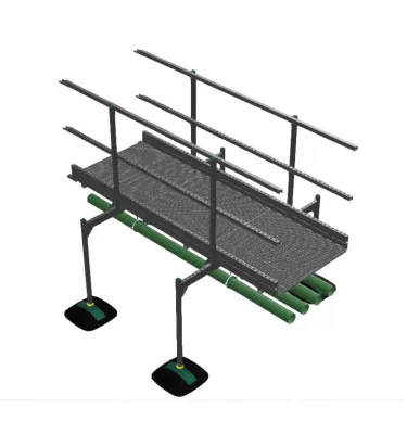Walraven - zintegrowane przejścia i mocowania instalacji IWPS H100 W100 L300