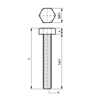 Walraven - śruba z łbem sześciokątnym BIS