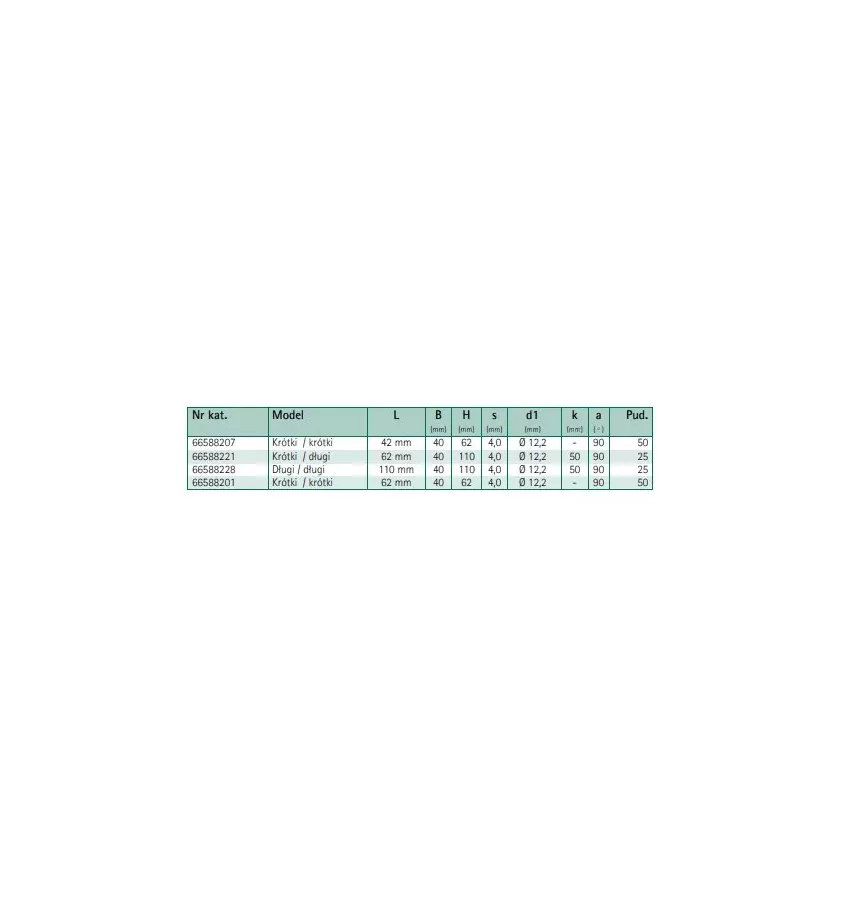 Walraven - kątowniki montażowe 90° BIS Strut (BUP1000)