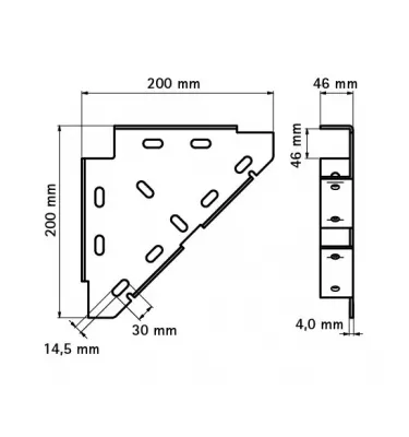 Walraven - kątownik montażowy BIS RapidStrut (BUP1000)
