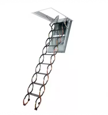 Fakro - schody strychowe nożycowe ognioodporne LSF