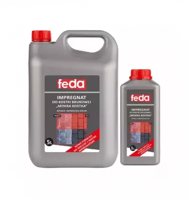 Feda - impregnat do kostki brukowej wodny Mokra Kostka