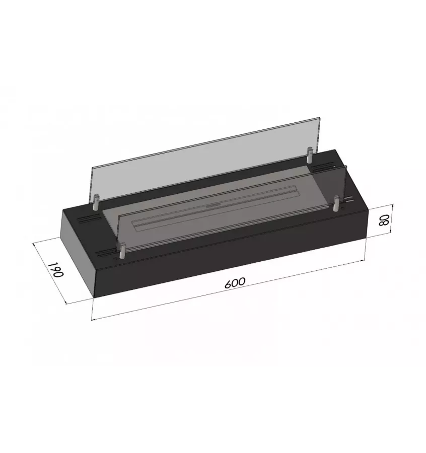 SimpleFire - biokominek FirieBox 600