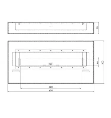 SimpleFire - biokominek  SimpleBox 600