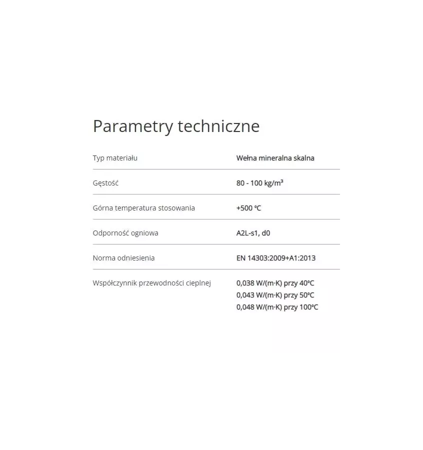 Folimpex - otulina z wełny mineralny Poolwool al