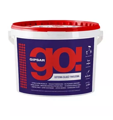 Atlas - gładź szpachlowa finiszowa Gipsar GO!