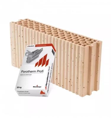 Porotherm Wienerberger - pustak Porotherm D 11.5 Profi