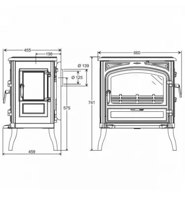 Kawmet - piecyk kominkowy S13 Premium EOS Eco