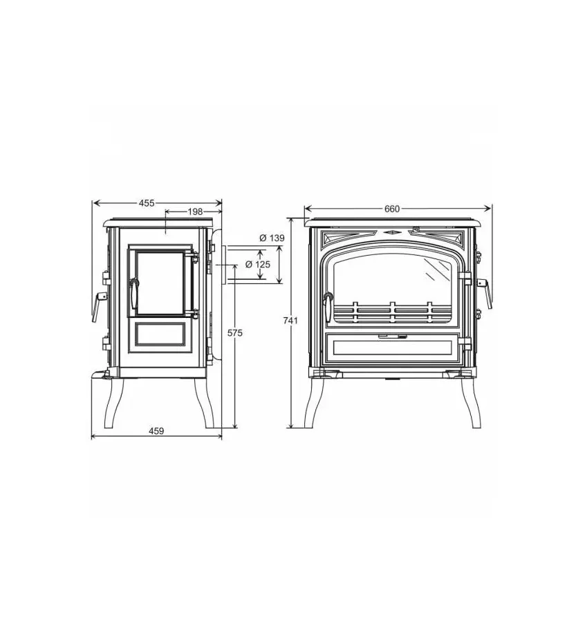 Kawmet - piecyk kominkowy S13 Premium EOS Eco