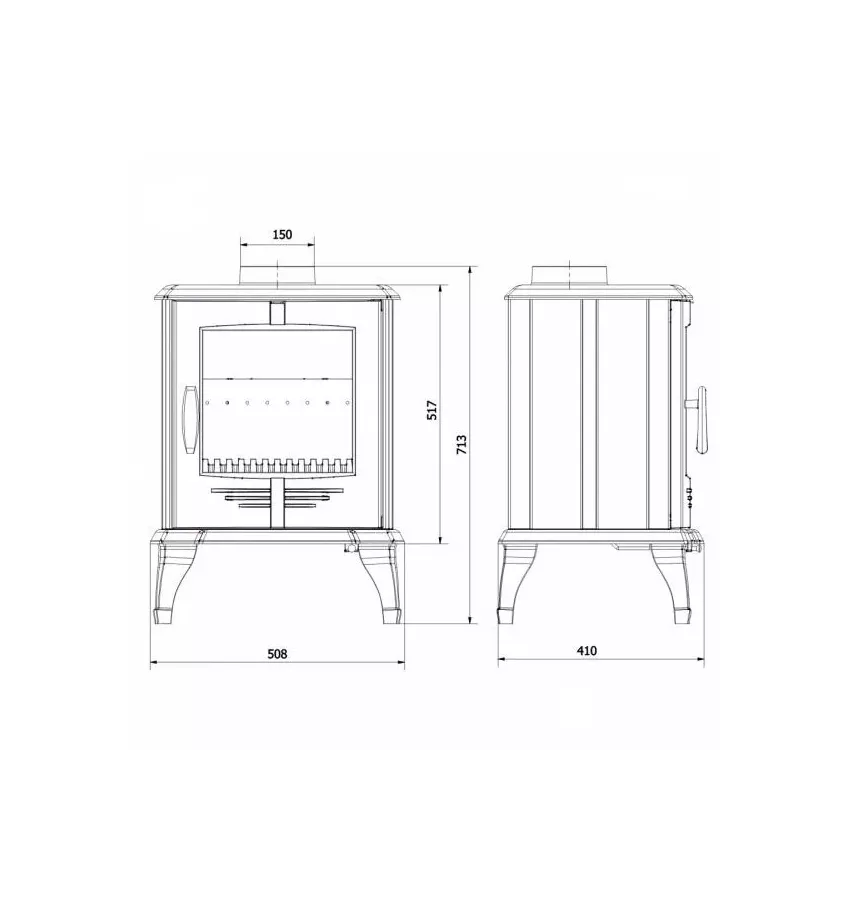 Kawmet - piecyk kominkowy P8 7,9 kW Eco