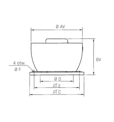 Venture Industries - wentylator dachowy CTVT