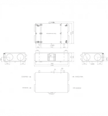 Thessla Green - rekuperator AirPack 1850f L Energy+
