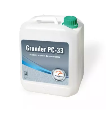 Pigment - szybkoschnąca, wzmacniająca emulsja gruntująca Grunder PC-33