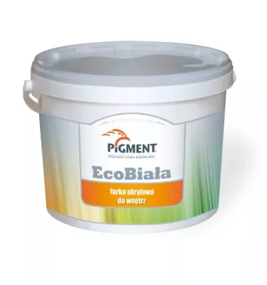 Pigment - inwestycyjna farba akrylowa do wnętrz Eco Biała