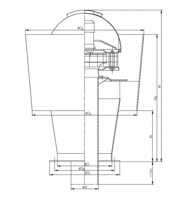 Metalplast - wywietrzak zespolony standardowy W-z