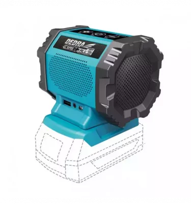 Dedra - głośnik bluetooth akumulatorowy Dedra Sas+All 18V DED7004