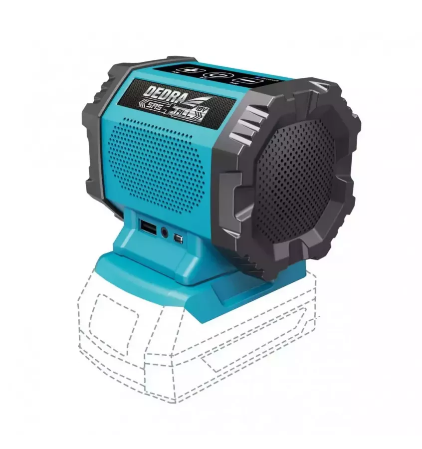Dedra - głośnik bluetooth akumulatorowy Dedra Sas+All 18V DED7004