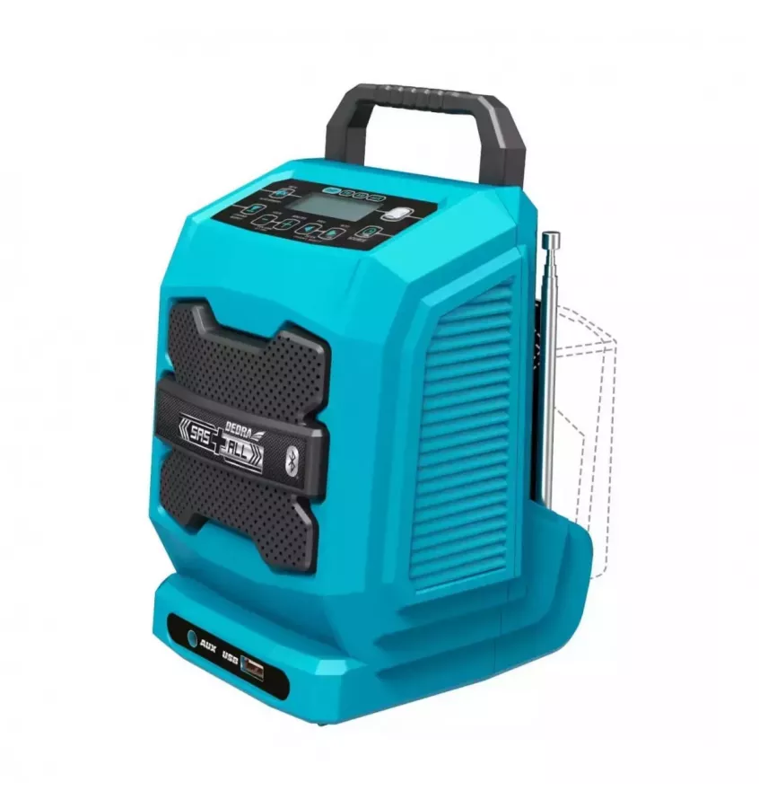 Dedra - radio bluetooth akumulatorowe 18V Dedra Sas+All DED7005