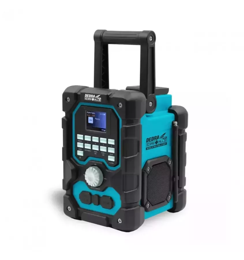 Dedra - radio bluetooth akumulatorowe DAB+/FM Dedra Sas+All 18V DED7006BT