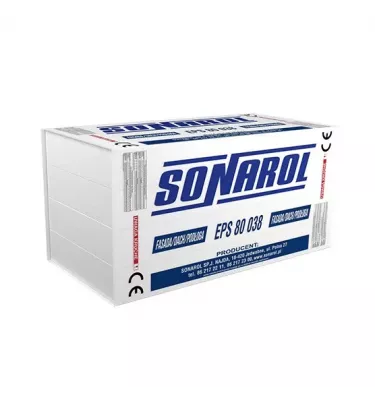 Sonarol - styropian EPS 80 038 FASADA/DACH/PODŁOGA