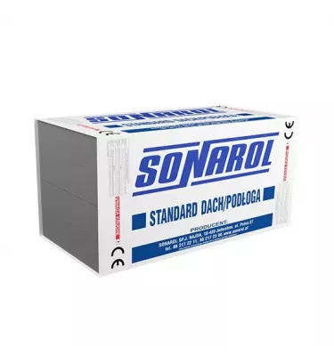 Sonarol - styropian EPS 033 Standard Dach/Podłoga Grafit
