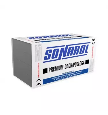 Sonarol - styropian EPS 031 Premium Dach/Podłoga Grafit