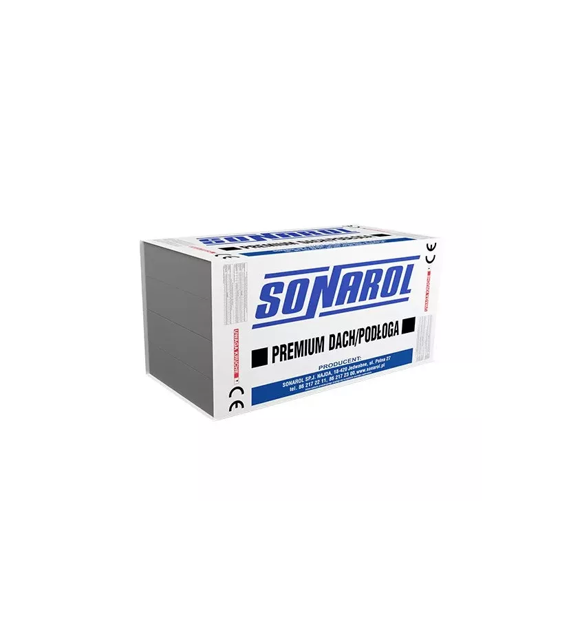 Sonarol - styropian EPS 031 Premium Dach/Podłoga Grafit