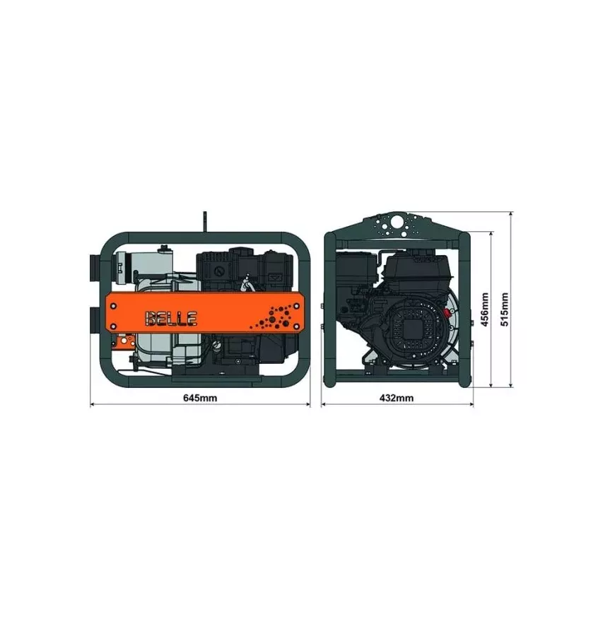 Altrad Belle - pompa pół-szlamowa WPX 3/30