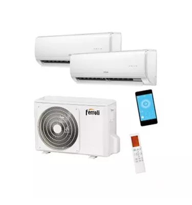 Ferroli - klimatyzator ścienny multisplit do grzania i chłodzenia Giada M R32