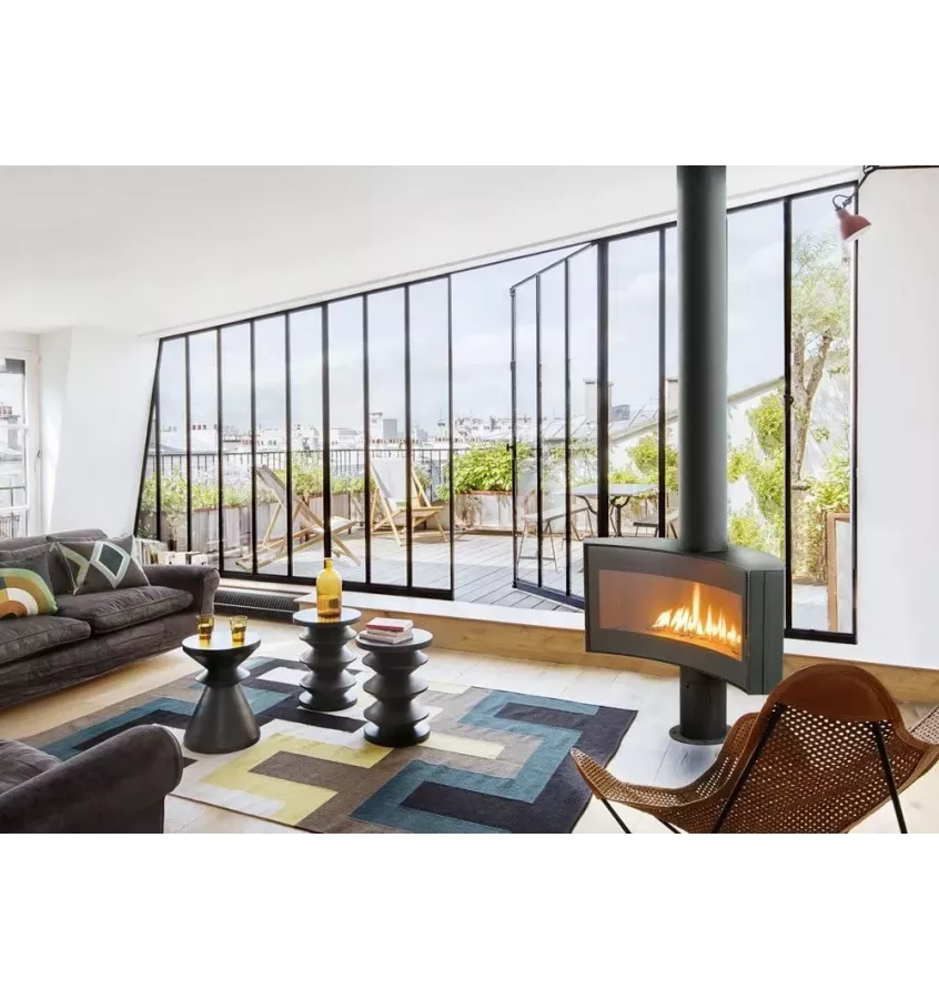 Focus - kominek gazowy CURVIFOCUS