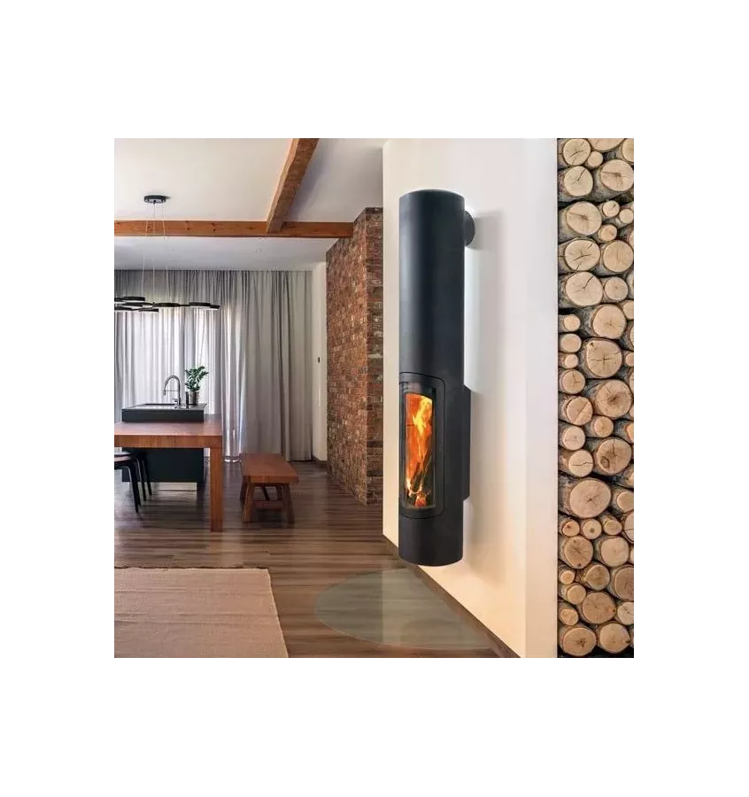 Focus - kominek na drewno SLIMFOCUS ścienny